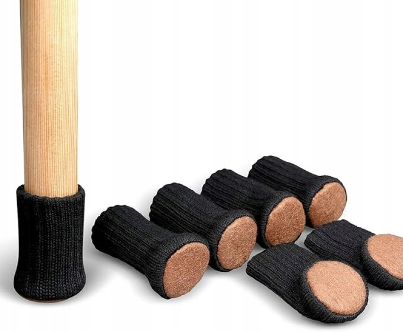 Ezprotekt 24 szt. Skarpety na krzesła filce nóżki nakładki ochraniacze