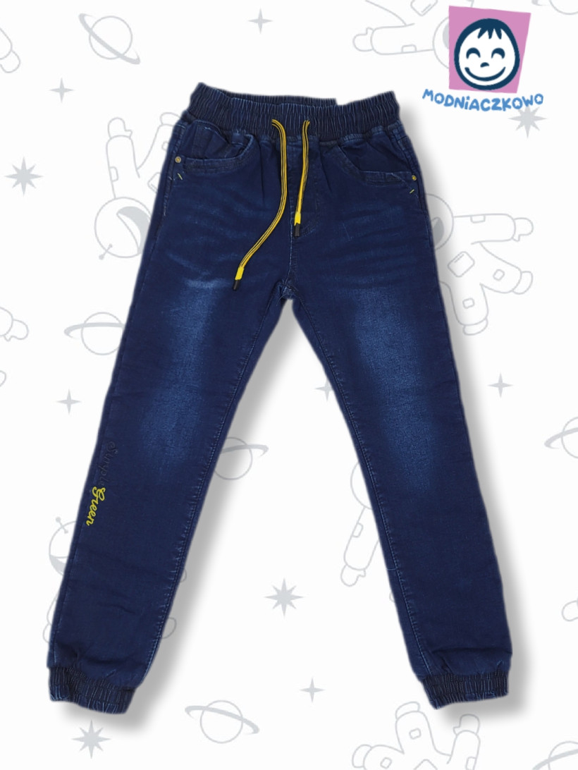 Spodnie  Jeans Ocieplane 
