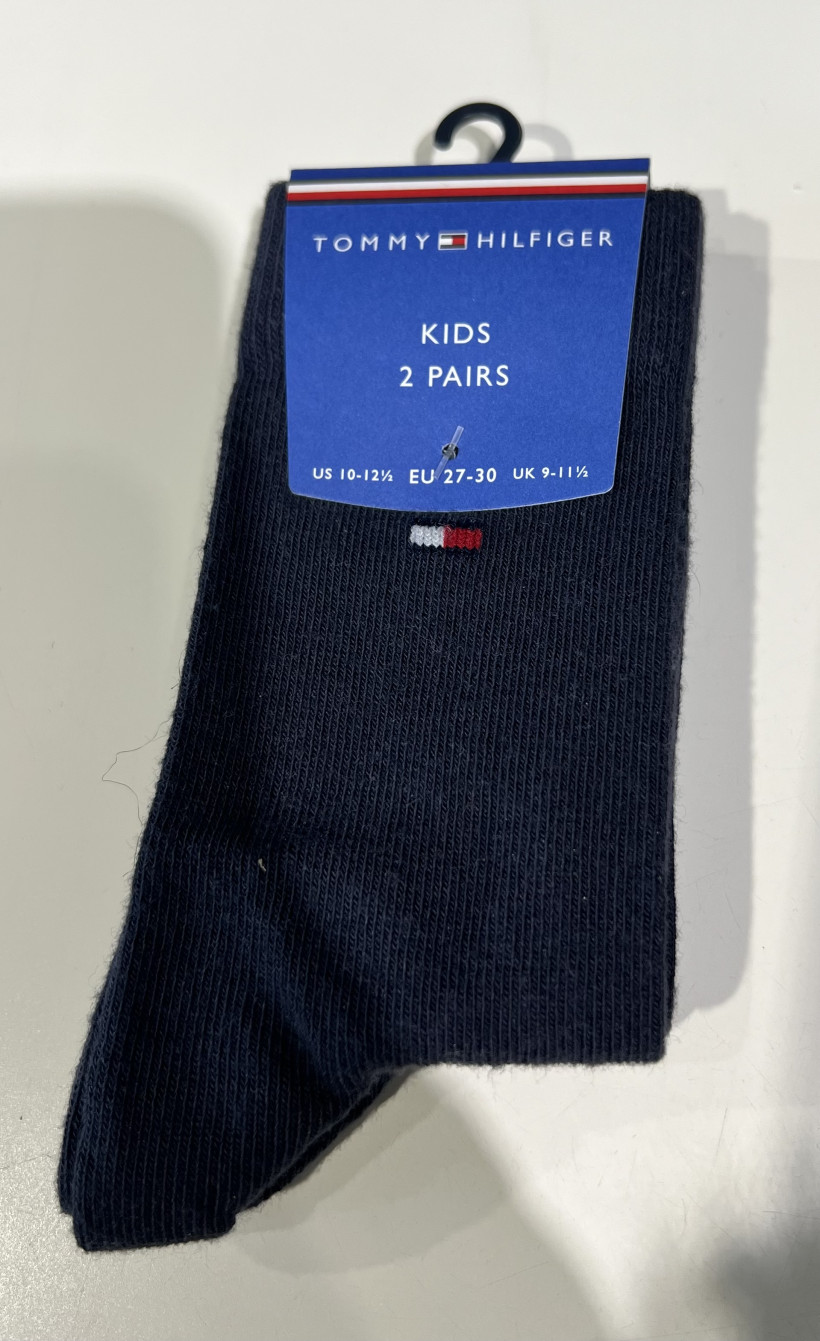Skarpetki Tommy Hilfiger granatowe 2pack kids 27/30