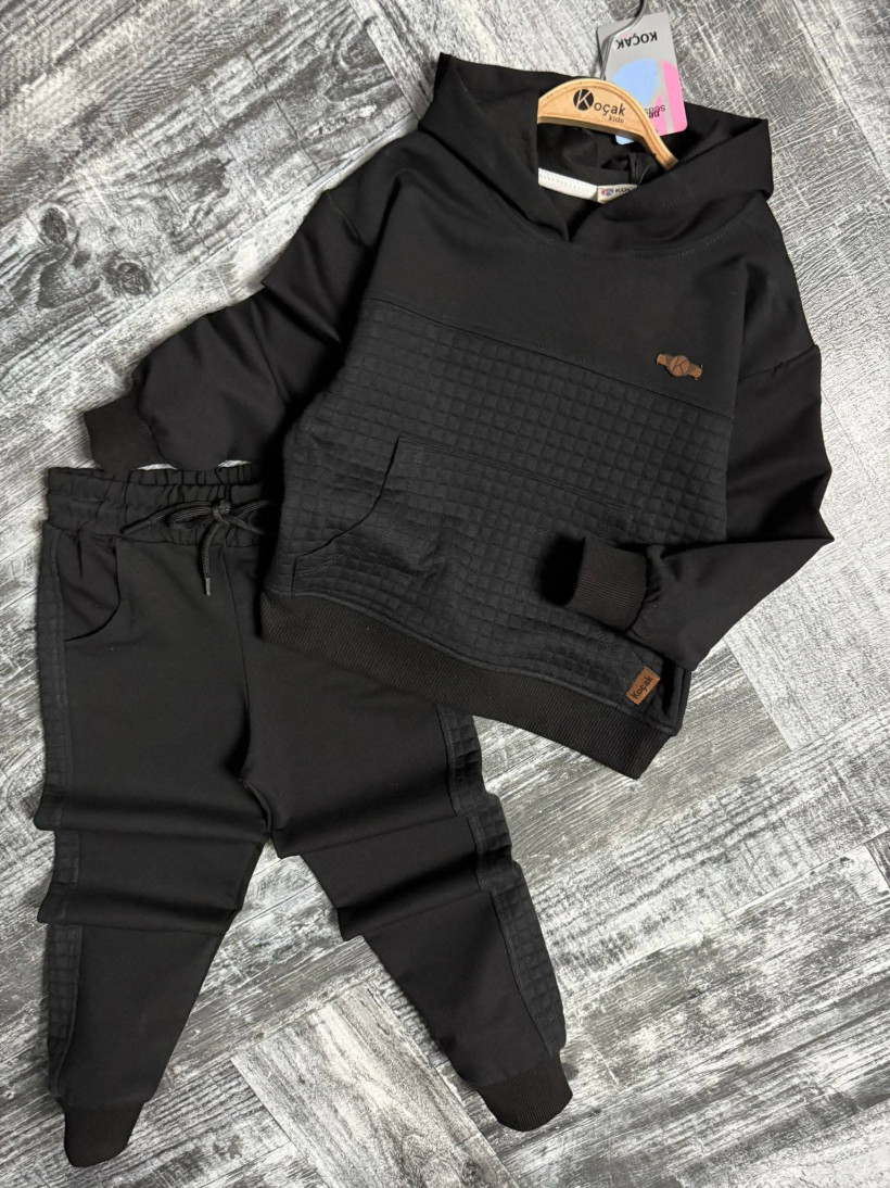 Komplet pikówka kocak czarny