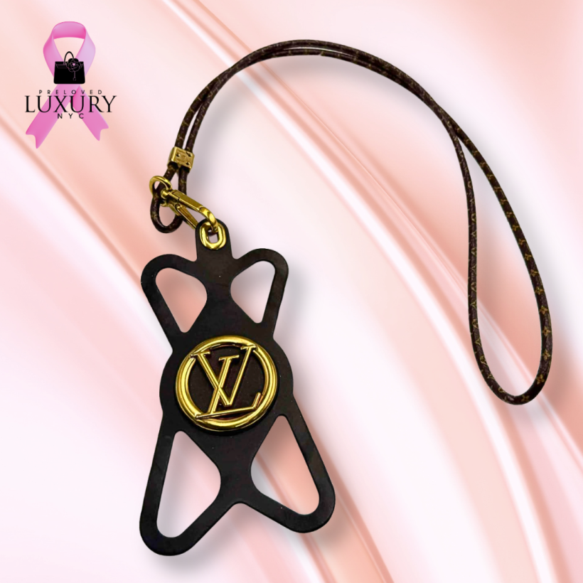 LOUIS VUITTON Monogram Phone Holder Louise