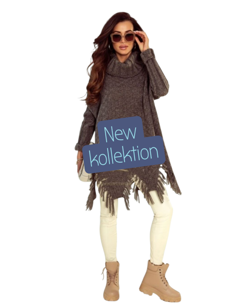 Long strick pulower schoko