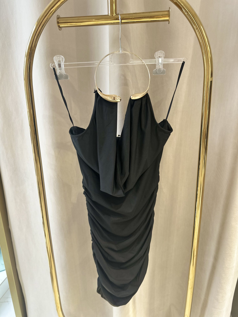 GIORGIA SUKIENKA MINI CZARNA OBRĘCZ