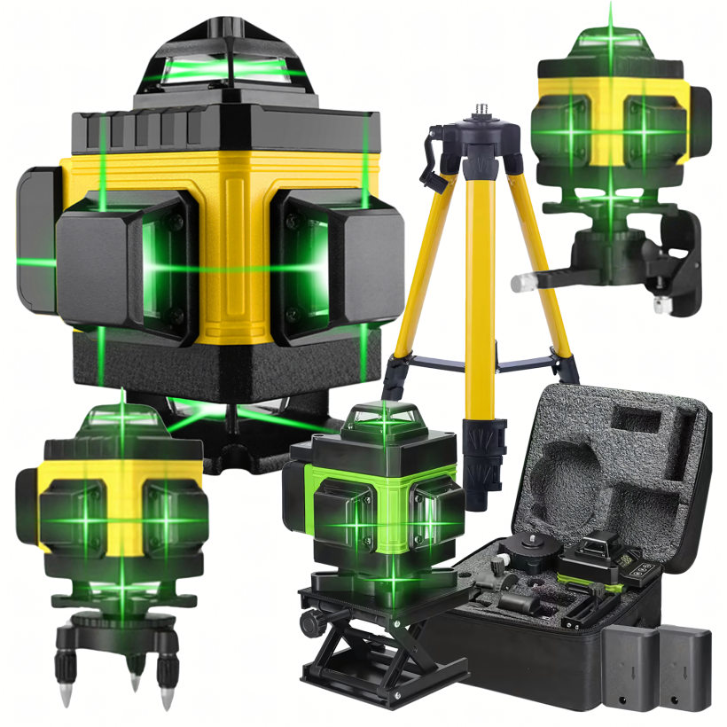 Poziomica laserowa 360° – profesjonalna dokładność na każdym poziomie!