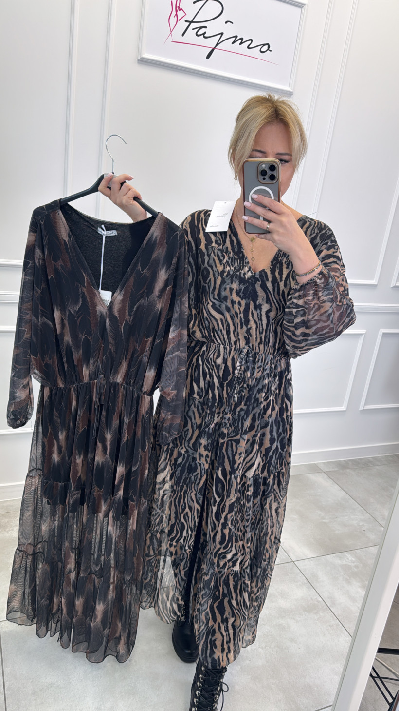 Sukienka siatka 13665