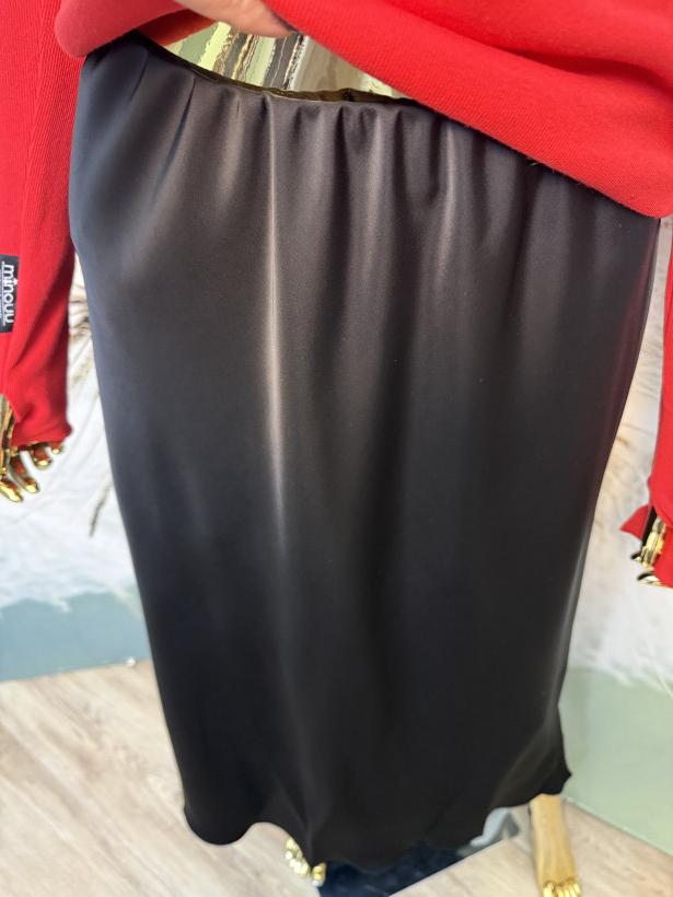 Spódnica satynowa długa Minouu