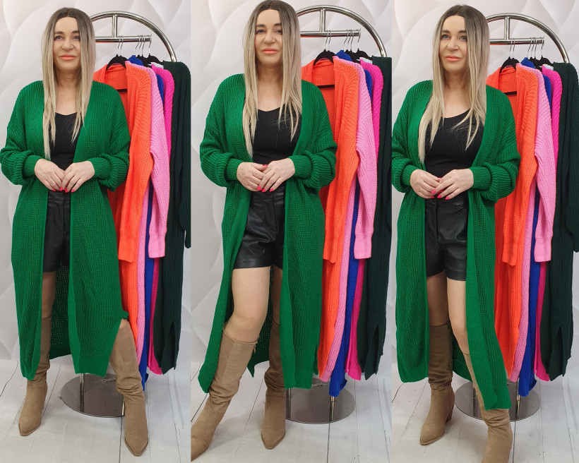 Sweter/kardigan  AMOLD  3056 RN3  ZAPACHOWE     %przecena