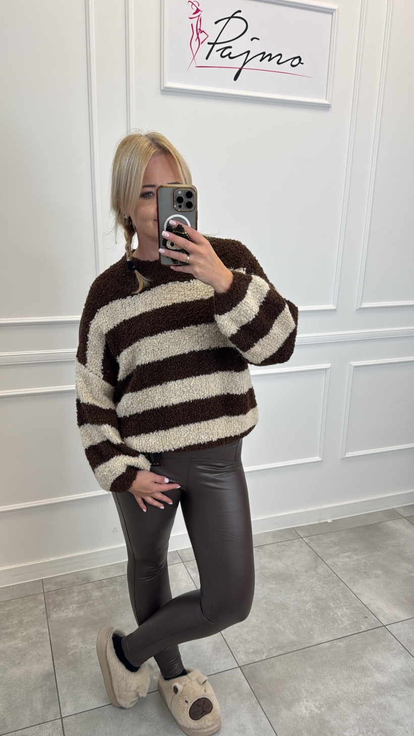 Sweter pasy bukla 13674