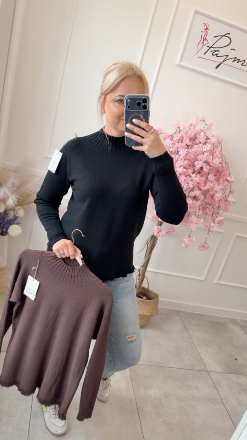 Sweter strzępiony 13672