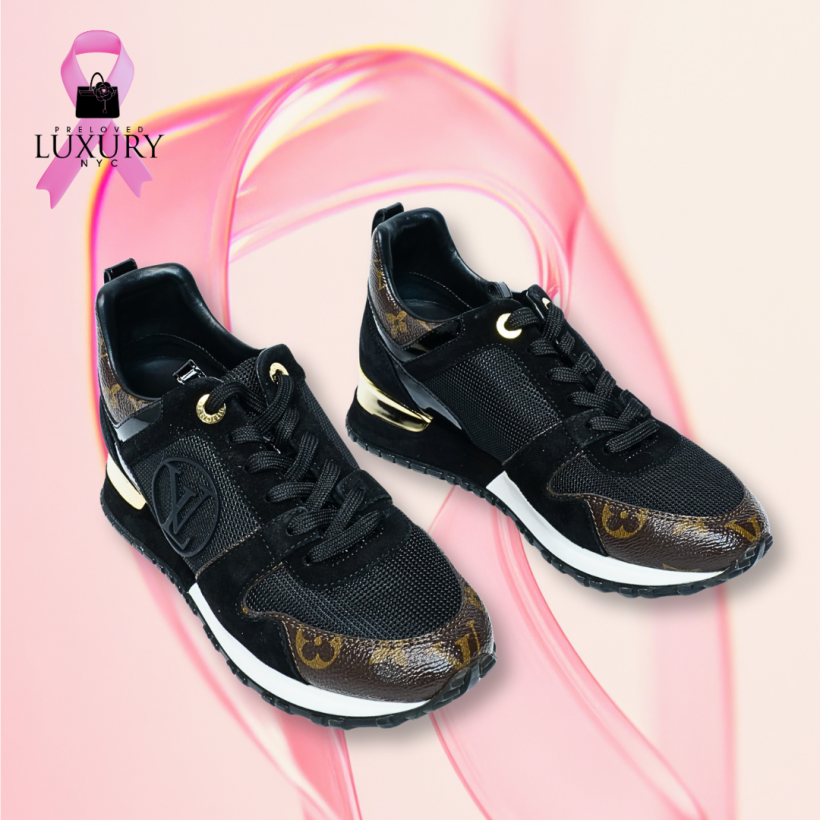LOUIS VUITTON RUN AWAY SNEAKERS BLK S36