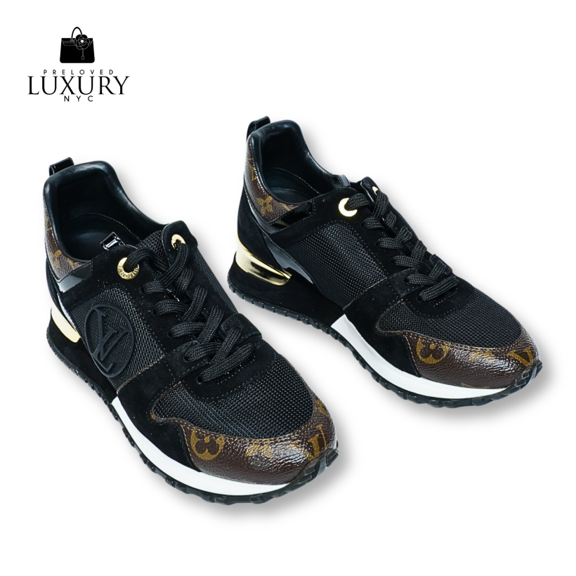 LOUIS VUITTON Run Away Sneakers Black S36