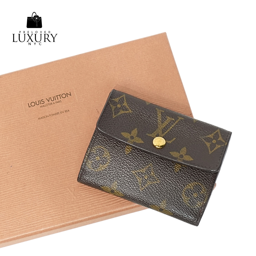 LOUIS VUITTON Card Case M61927 Ludlow Brown CT1022