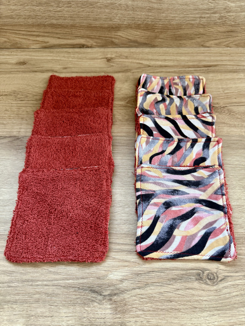 Coton lavable rouge