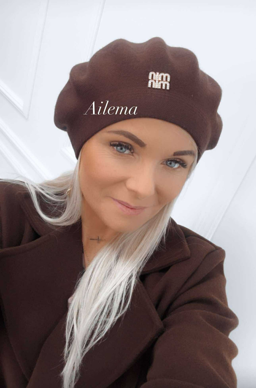 Beret CY-22 ozdobna broszka