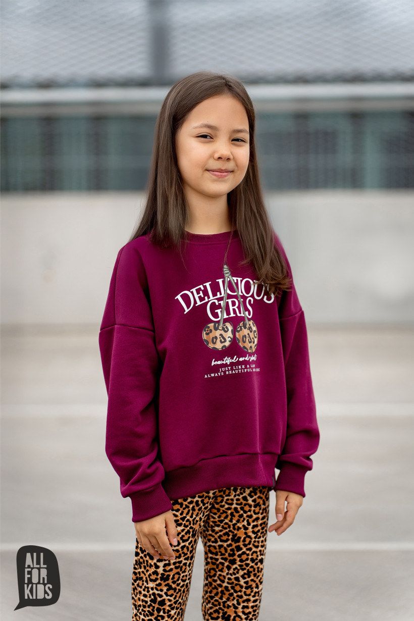 BLUZA FUKSJA DELICIOUS GIRL PANTERA AFK