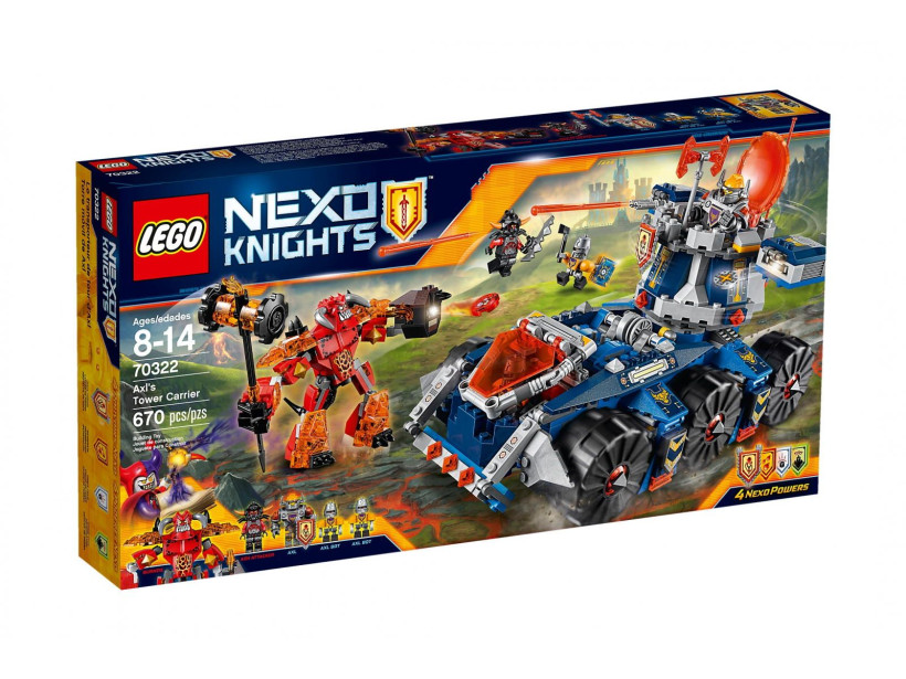 LEGO 70322 Nexo Knights - Pojazd Axla