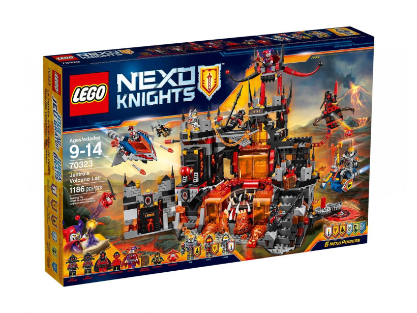 LEGO 70323 Nexo Knights - Wulkaniczna kryjówka Jestro