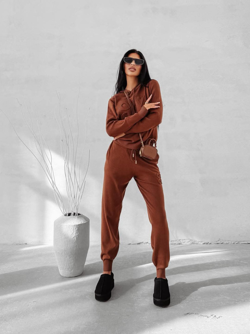 komplet BOSSIE jasny brąz