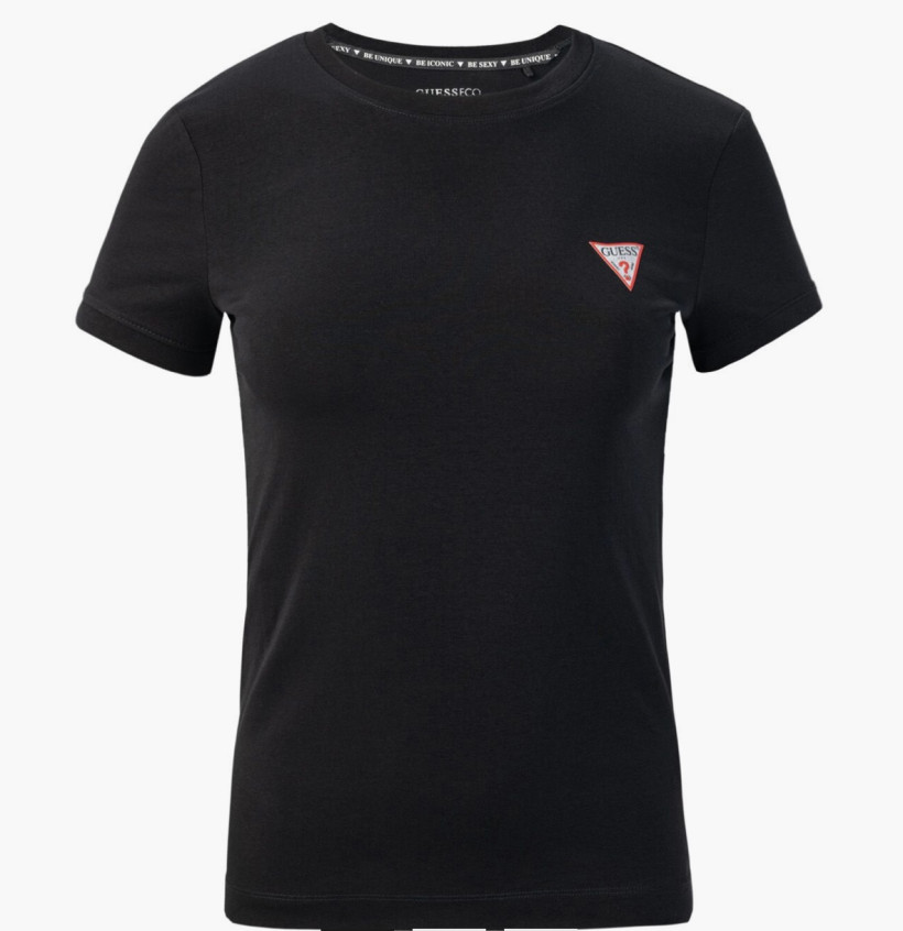 T-shirt Guess W2YI44J1314 czarny