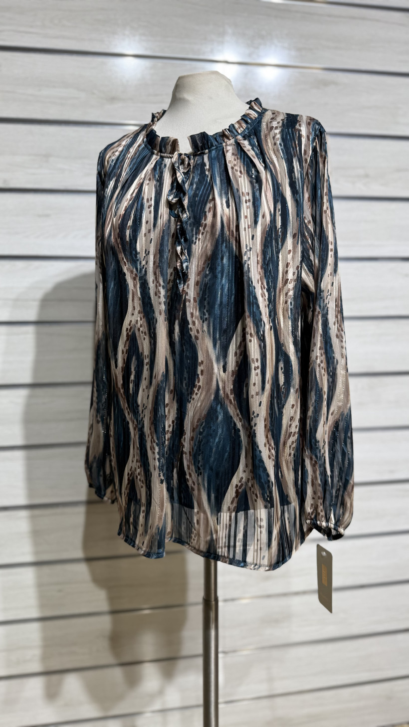 TUNICA ESPIRAIS C/ FIOS BRILHANTES