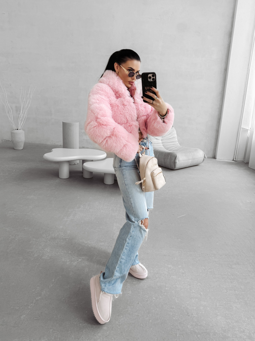 Kurtka damska OLAVOGA MARCELLINI 2025 pudrowy róż