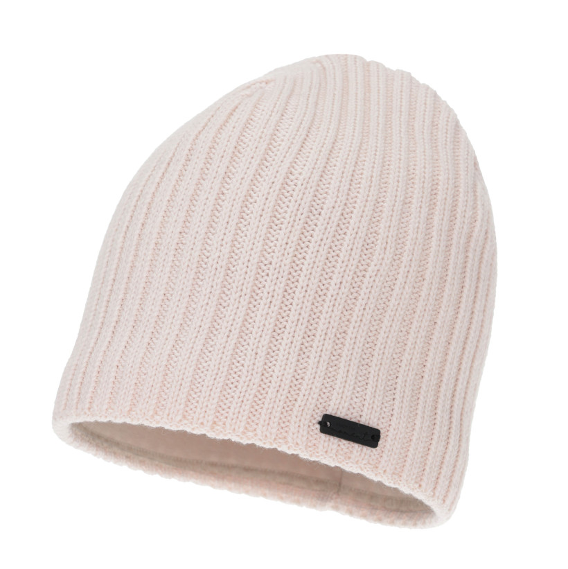 Czapka zimowa damska SOLETTA – naturalna wełna merino i ciepły polar 55-60