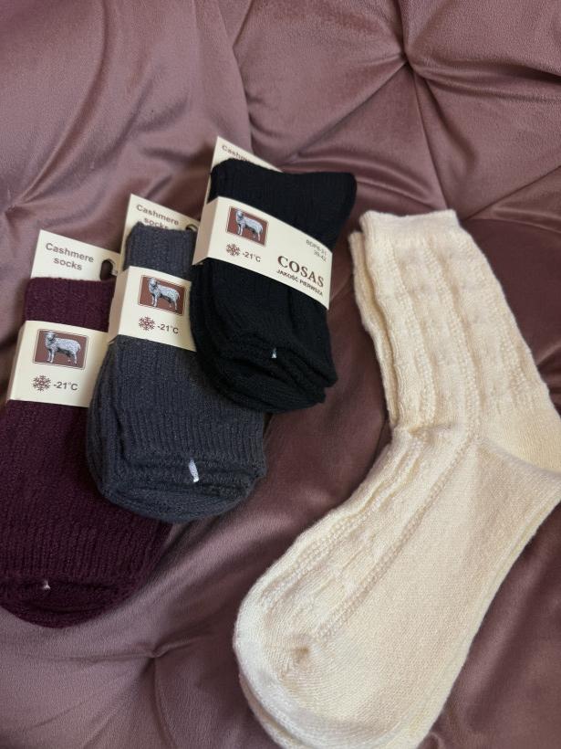 Kaszmirowe skarpetki 