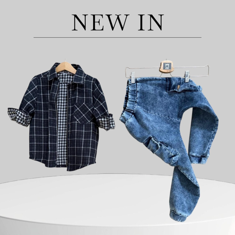 KOSZULA KRATA GRANATOWA MIMI