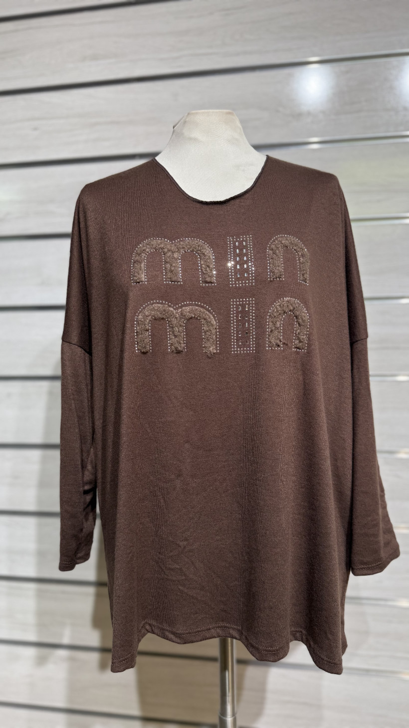 TUNICA MALHA BORDADO FRENTE