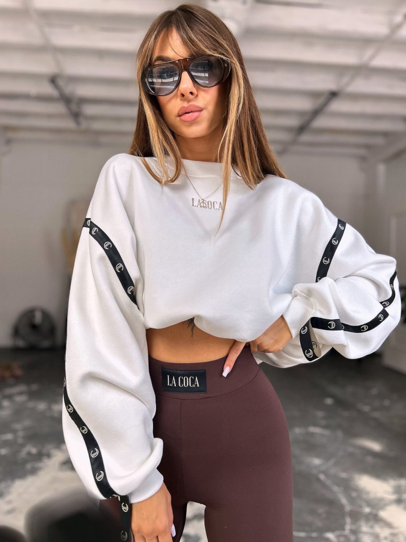 Legginsy Lacoca czekoladowe