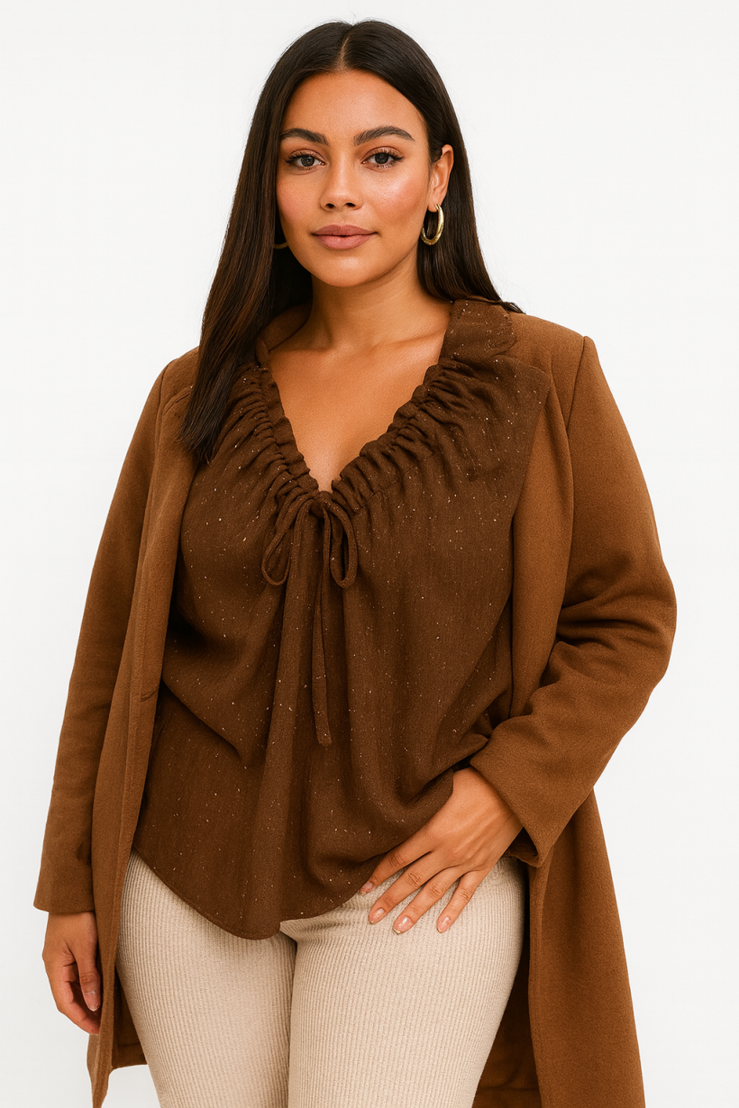 BLUZKA WIĄZANA GUMKA BLINK BLINK