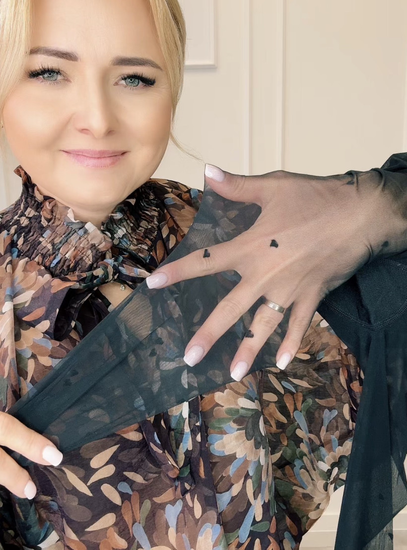 Rajstopy serduszka BS 13764