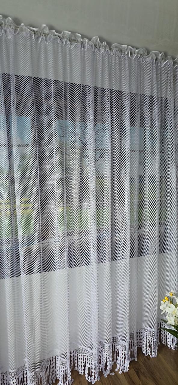 Firanka żakard siateczka 400x250cm 