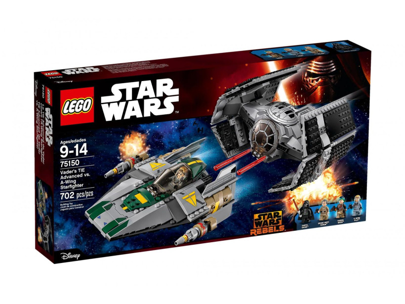 LEGO 75150 Star Wars - TIE Advanced kontra myśliwiec A-Wing