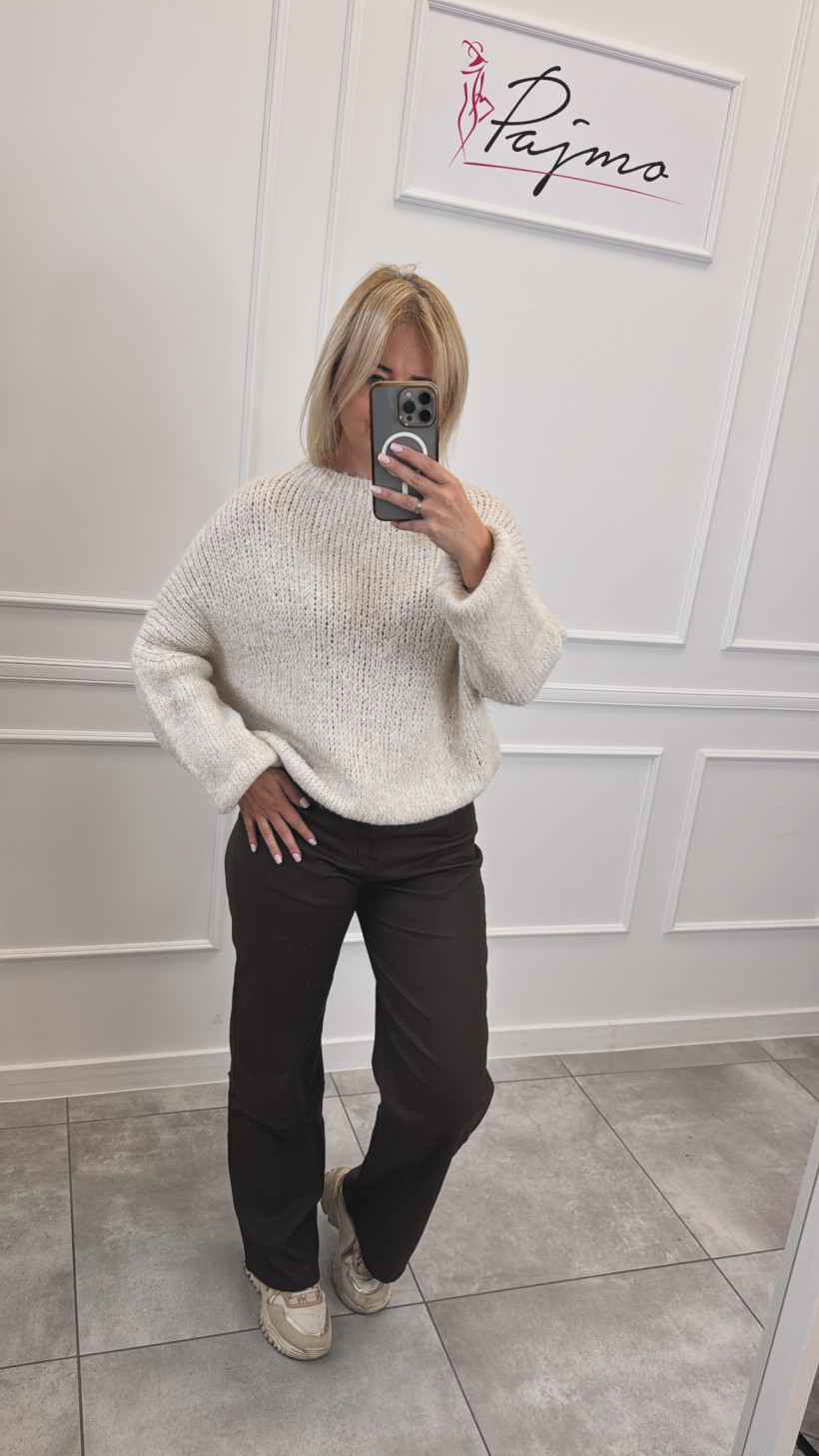 Sweter beżowy 13742