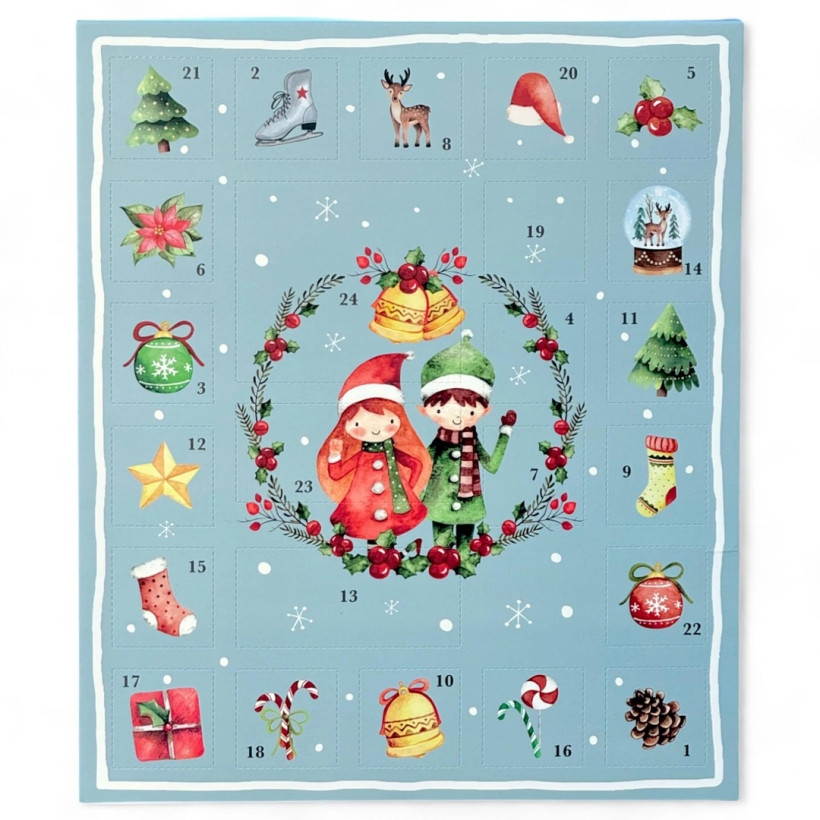 kalendarz adwentowy do uzupełnienia