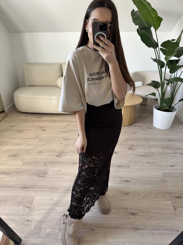 T-SHIRT SOCIAL BEIGE