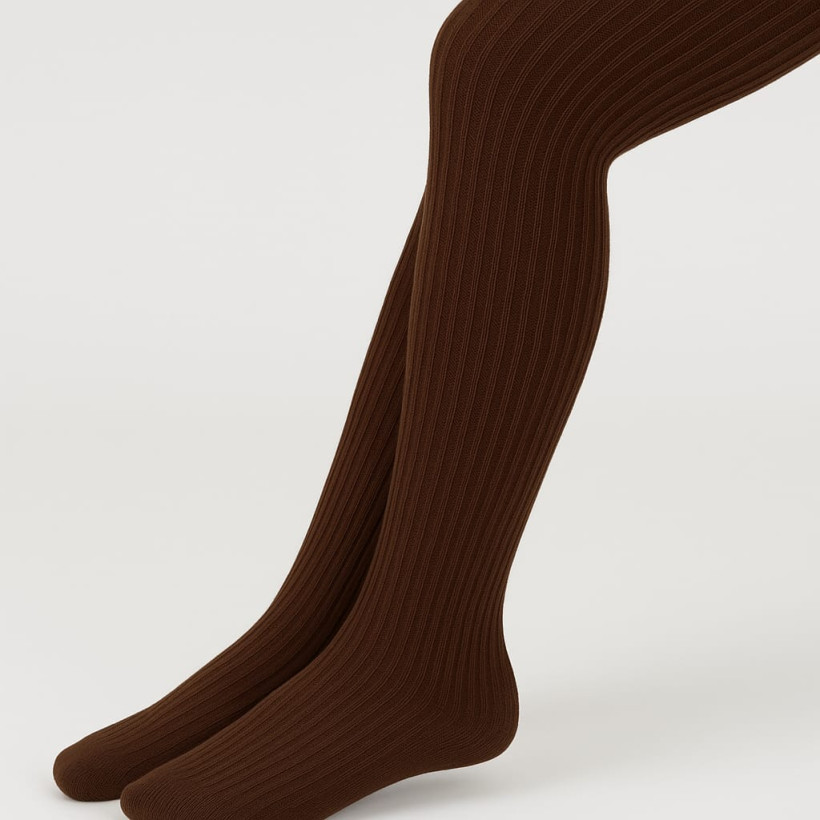 Rajtuzy prążek CZEKOLADA