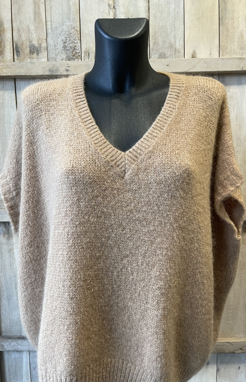  Pull col v sans manche du 36 au 52