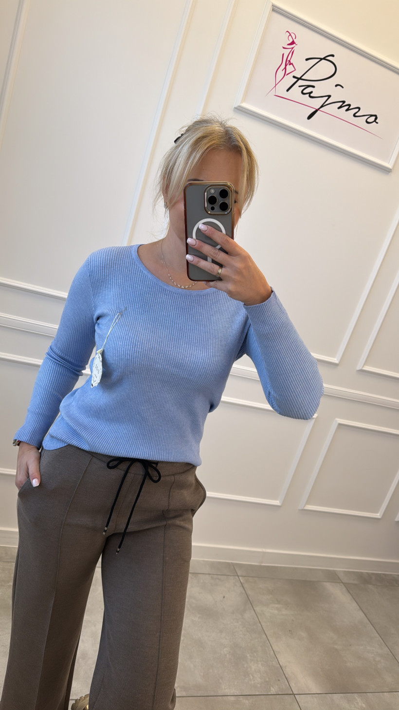 Sweter prążek 13757