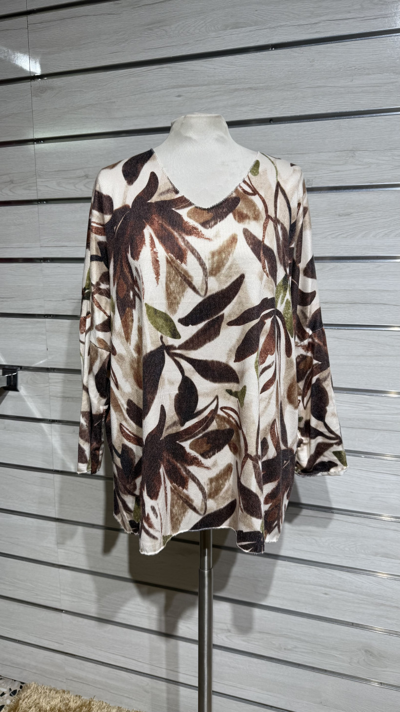 TUNICA FLORES DO OUTONO