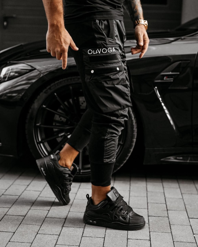 spodnie męskie RIDER czarne