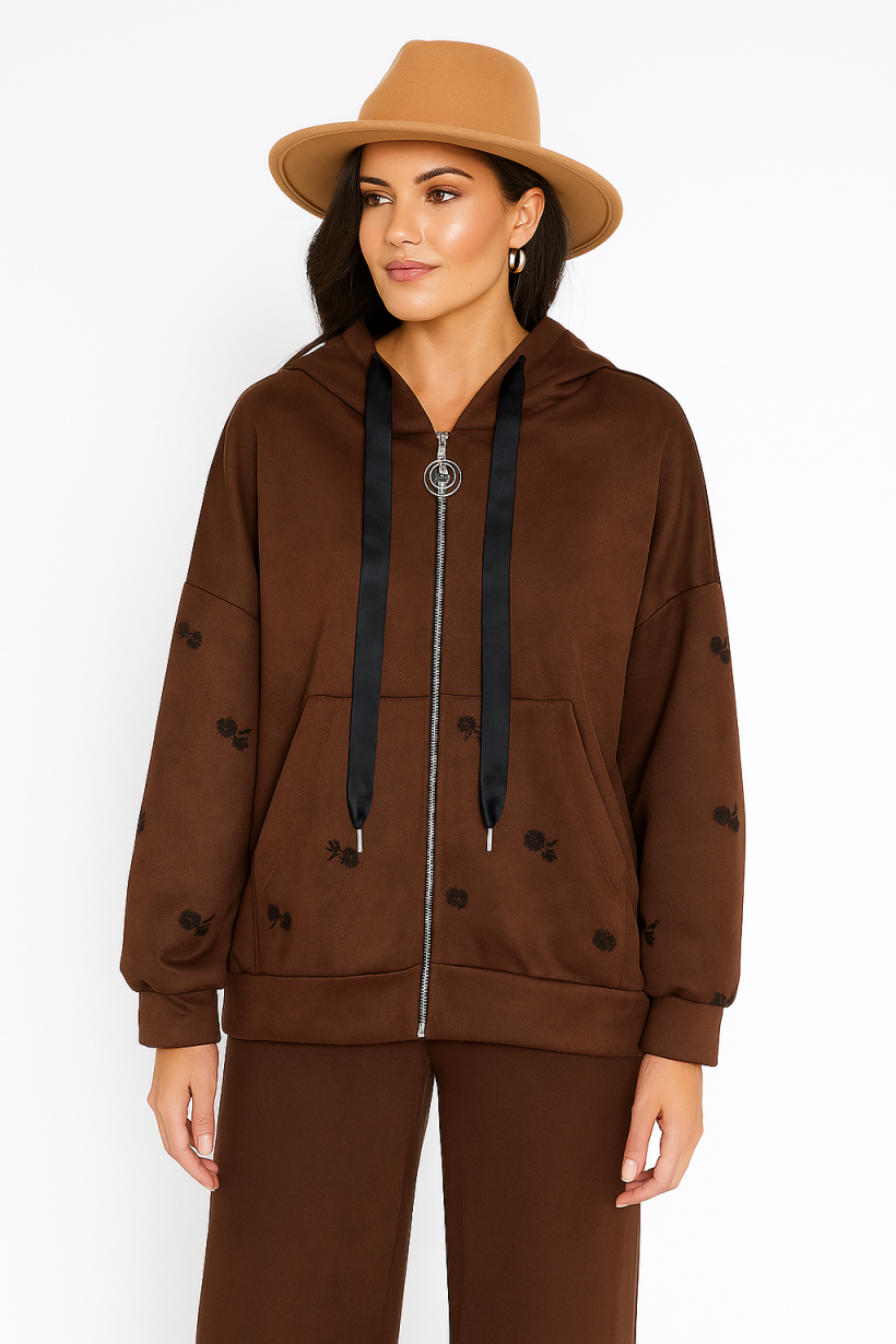 KURTKA LUX LUNA KAPTUR CEKINY