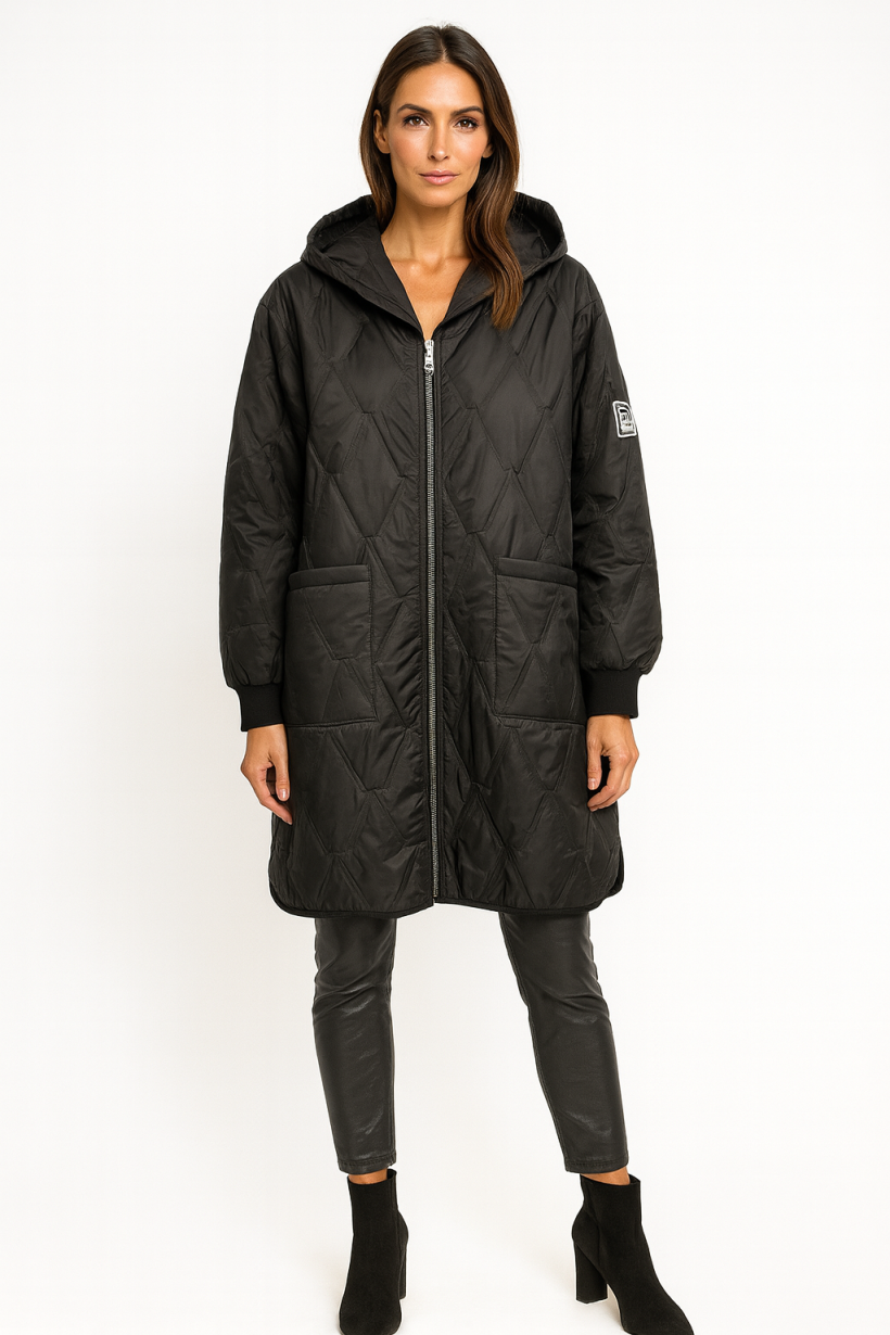 PŁASZCZ PATYCZKI KIESZENIE OVER SIZE 