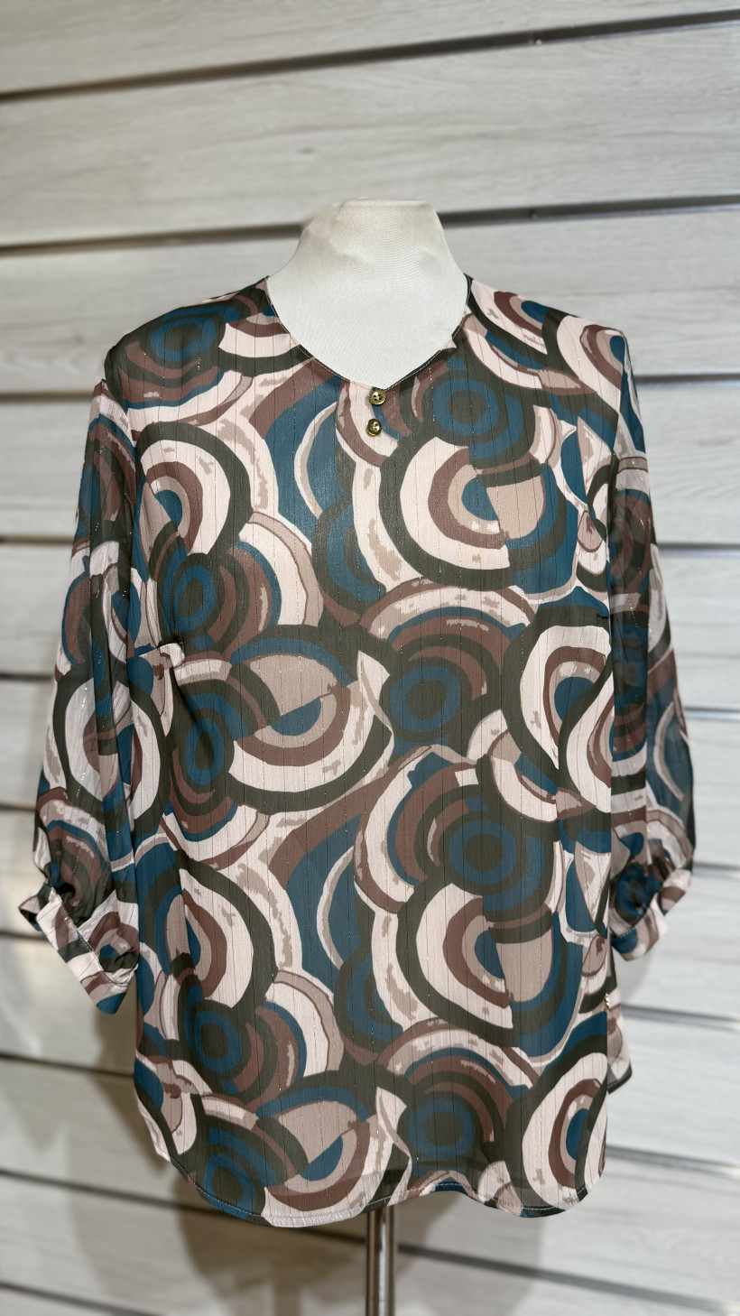 TUNICA LEVE PADRAO ESFERAS