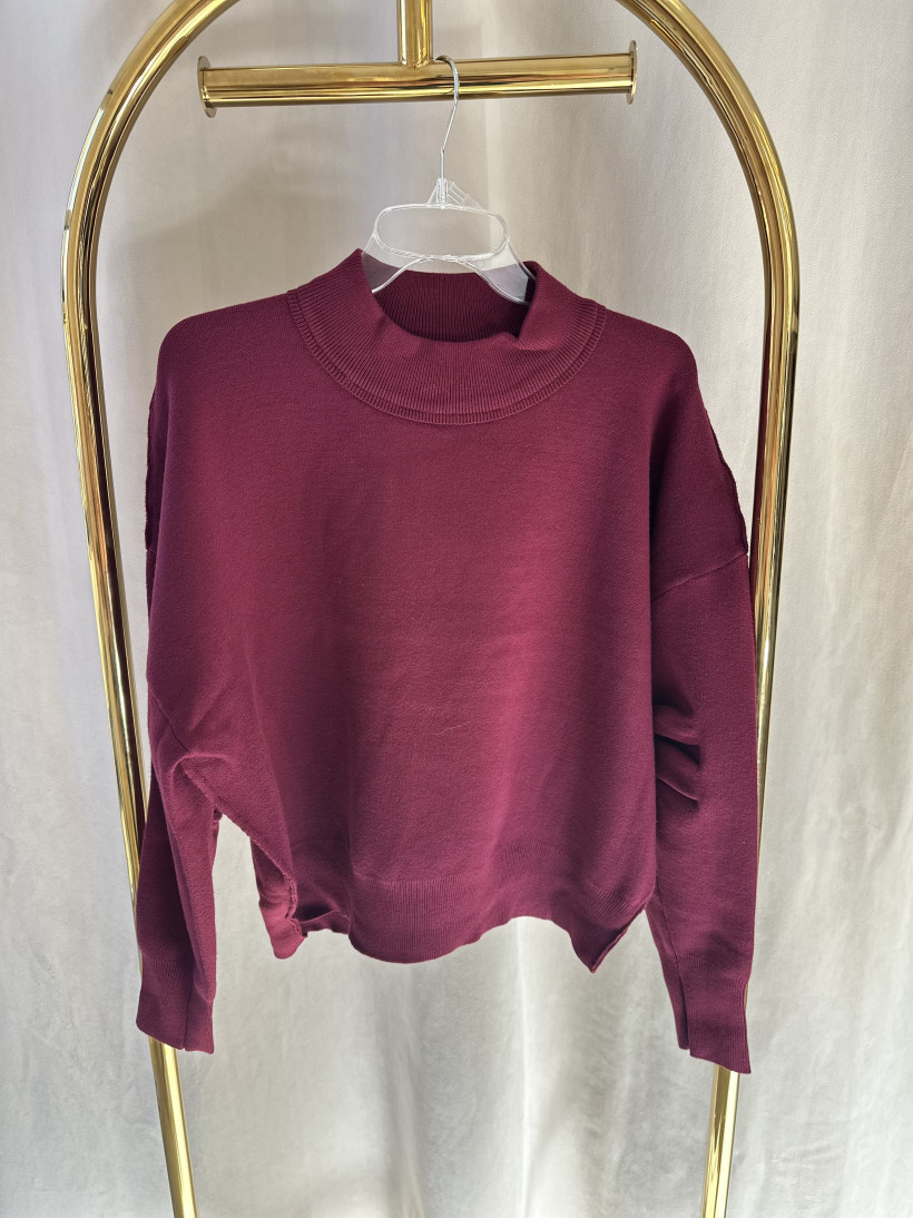 BISOUS SWETEREK MARSZCZENIE RĘKAW BORDO