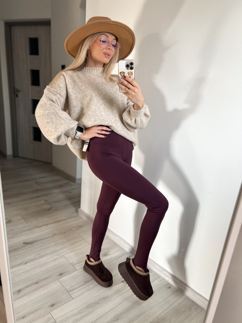 Leginsy Japonka BORDO