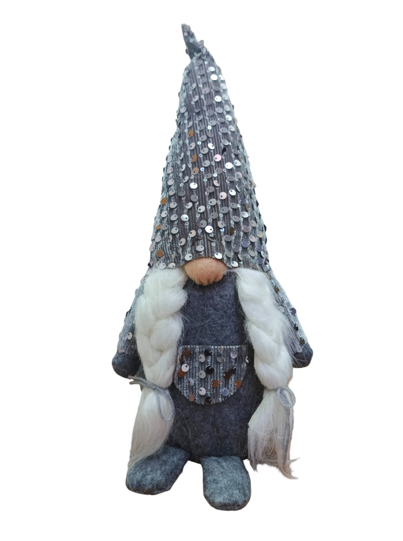 Skrzat dekoracyjny Karolina cekiny 40cm