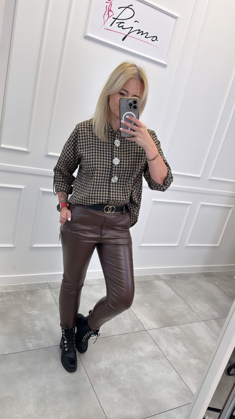 Spodnie skóra 13782