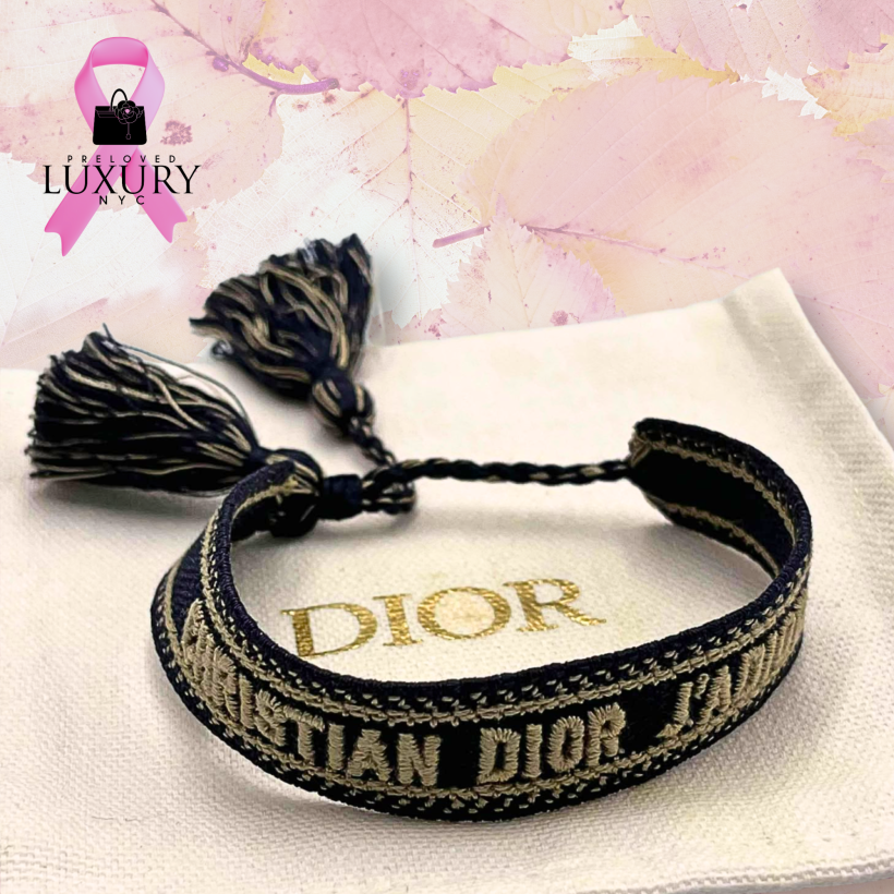 DIOR Bracelet Canvas/Navy